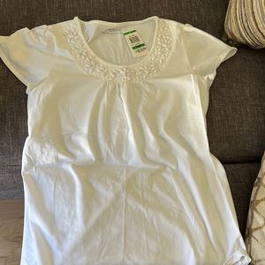 Charter Club white shirt size large